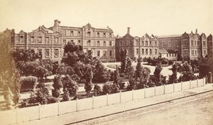 Melbourne Hospital Australia old CDV Nettleton Photo 1870