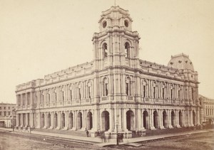 Melbourne Post Office Australia old CDV Nettleton Photo 1870