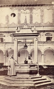 Napoli San Martino Convent Italy Old CDV Photo 1868