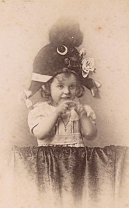 Child Costume Girl Scene de Genre France Old Delaporte Photo 1900