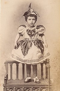 Child Costume Girl Scene de Genre France Old Delaporte Photo 1900