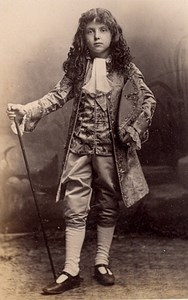 Child Boy Costume Scene de Genre France Old Delaporte Photo 1900