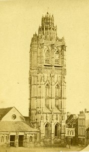 France Verneuil Eglise old CDV Photo 1870