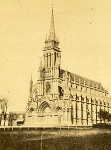 France Rouen Church Notre Dame de Bonsecours old CDV Photo 1870