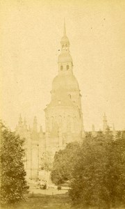 France Dinard Church old CDV Photo Ordinaire 1870