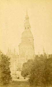 France Dinard Church old CDV Photo Ordinaire 1870