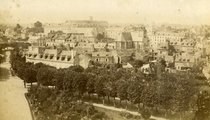 France Saint Brieuc Panorama old CDV Photo Paturel 1870