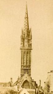 France Saint Pol de Leon Conscrit Song old CDV Photo 1870