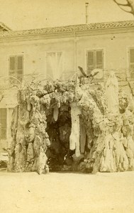 France Tournon Miracle Grotto old CDV Photo Malet 1870