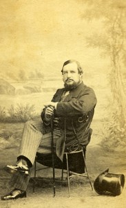 France Ermenonville Baron Desaix Second Empire old CDV Photo Ken 1860's