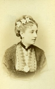 France Paris Theater Actress Miss Lefebvre old CDV Photo Reutlinger 1870