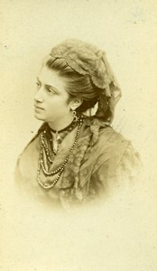 France Paris Theater Actress Miss de la Perrine old CDV Photo Reutlinger 1870
