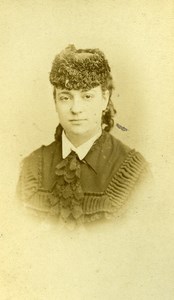 France Paris Theater Actress Miss Van Ghe old CDV Photo Reutlinger 1870