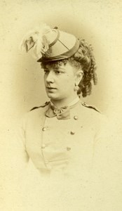 France Paris Theater Actress Miss Elisa de Belleu old CDV Photo Reutlinger 1870