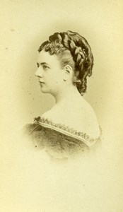 France Paris Theater Actress Miss Stella old CDV Photo Reutlinger 1870