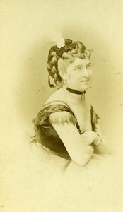 France Paris Theater Actress Miss Marguerite old CDV Photo Reutlinger 1870