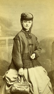 France Paris Theater Actress Miss Berthe Girardin old CDV Photo Reutlinger 1870