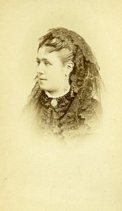 France Paris Theater Actress Miss Leonie Baron old CDV Photo Reutlinger 1870