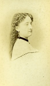 France Paris Theater Actress Miss Van Dyck old CDV Photo Reutlinger 1870