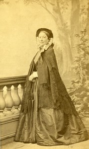 France Paris Theater Actress Miss Anais Fargueil old CDV Photo Petit 1870