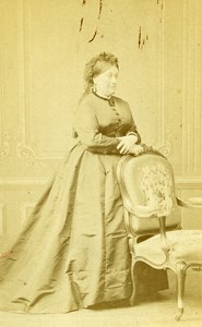 France Paris Madame Bouillet old CDV Photo Lejeune 1870