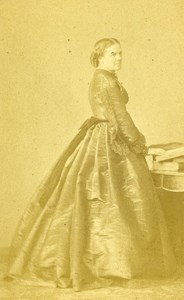 France Paris Comtesse Riquetti de Mirabeau old CDV Photo Franck 1863