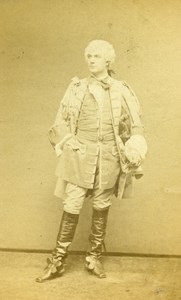 France Paris Theater Actor Frederic Febvre old CDV Photo Carjat 1870
