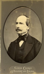 France Paris Doctor Chaudet old CDV Photo Cheron 1865