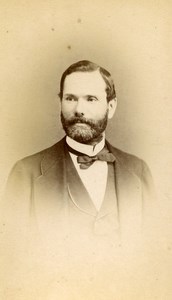 France Nice Mister Hartung old CDV Photo Silli 1865