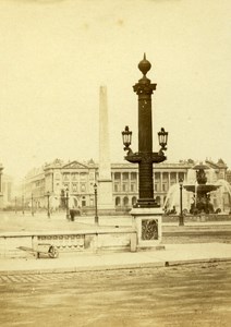 France Paris Column Vendome Second Empire Old CDV Photo 1865