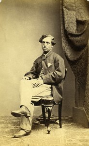 United Kingdom Liverpool Man Victorian Fashion George Bate Esq CDV Photo 1865
