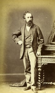 United Kingdom Harrogate Man Victorian Fashion Old CDV Photo Holroyd 1865