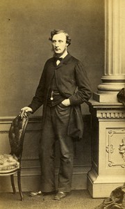 United Kingdom London Man Victorian Fashion Old CDV Photo Mayall 1865
