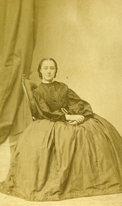 United Kingdom Liverpool Woman Victorian Fashion Woodward CDV Photo Melliss 1865