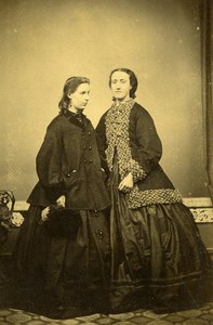 United Kingdom Banff Women Victorian Fashion Moffat Old CDV Photo Bremner 1865
