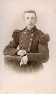 France Nancy Military Soldier Old CDV Photo Thiriot 1890