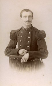 France Nancy Military Soldier Old CDV Photo Thiriot 1890