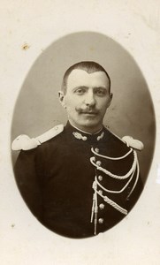 France Lille Military French Gendarme Old CDV Photo Godard 1890