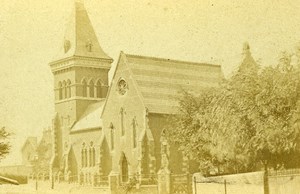 United Kingdom Luton Church Old CDV Photo Taylor 1865