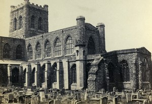 United Kingdom Chester Cathedral Old CDV Photo Bedford 1865