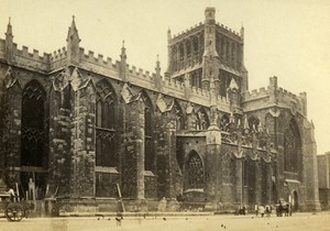 United Kingdom Bristol Cathedral Old CDV Photo Bedford 1865