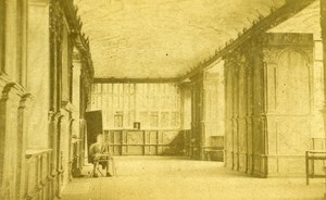 United Kingdom Derbyshire Bakewell Haddon Hall Old CDV Photo Potter 1865