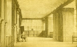 United Kingdom Derbyshire Bakewell Haddon Hall Old CDV Photo Potter 1865