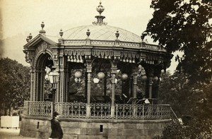 Germany Baden Kiosk Old CDV Photo Numa Blanc 1865