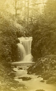 Germany Baden Fall of Geroldsau Old CDV Photo Numa Blanc 1865