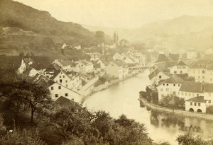 Germany Baden Panorama Old CDV Photo William England 1865