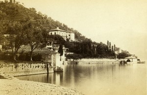 Italy Lombardy Lake Como Villa Carlotta Old CDV Photo Degoix 1865