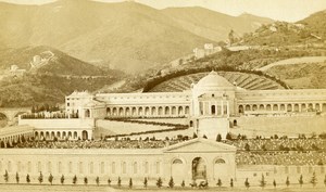 Italy Genova Cemetery Old CDV Photo Noack 1865