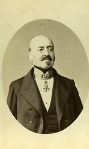 France Paris Baron de Romeuf Old CDV Photo Anonymous 1865