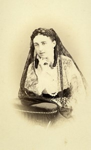 France Nice Marchioness of Pruns d Apchier Old CDV Photo Silli 1865